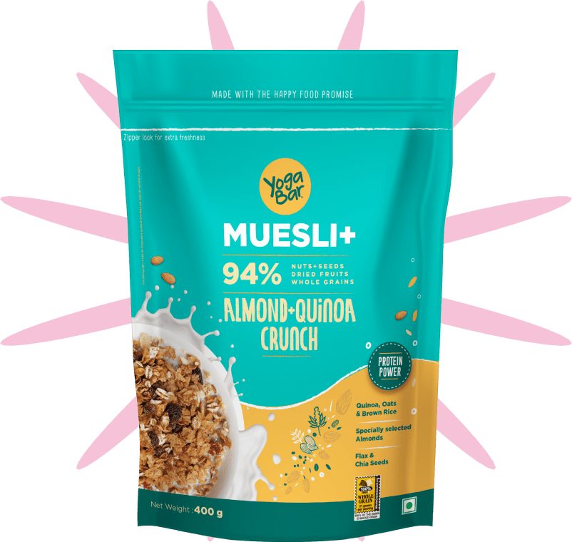 Almond Quinoa Muesli 400g – Yoga Bars