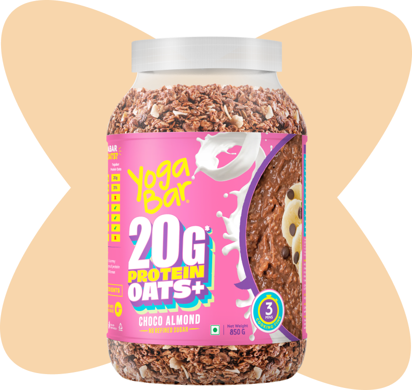 20g Protein Oats Choco Almond 850g – Yoga Bars
