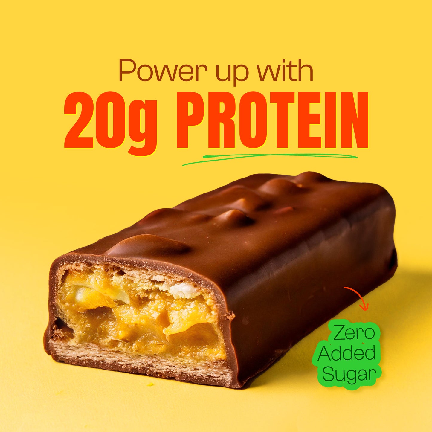 Power Up Coffee Crush 20g Protein Bars - Pack of 5