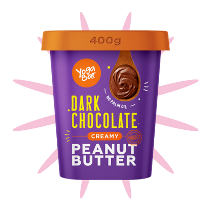 Creamy Dark Chocolate Peanut Butter with Probiotics 400g