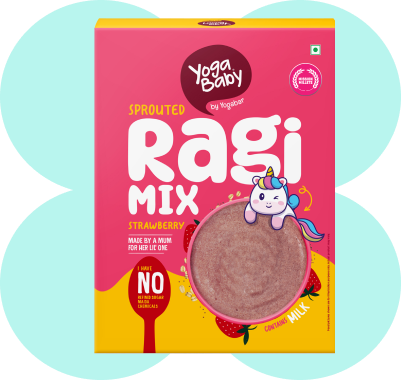 Sprouted Ragi Mix Strawberry (200g)