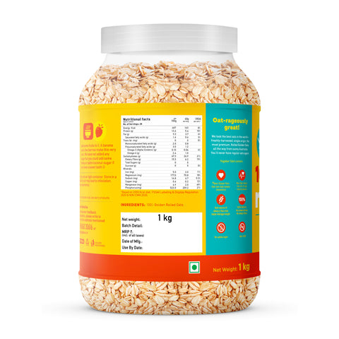 100% Rolled Oats 1kg