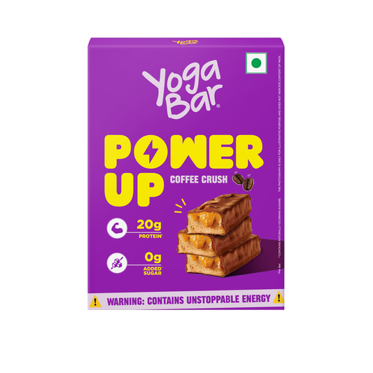 Power Up Coffee Crush 20g Protein Bars - Pack of 5