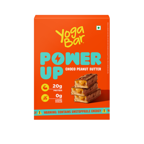 Power Up Choco Peanut Butter 20g Protein Bar - Pack of 5