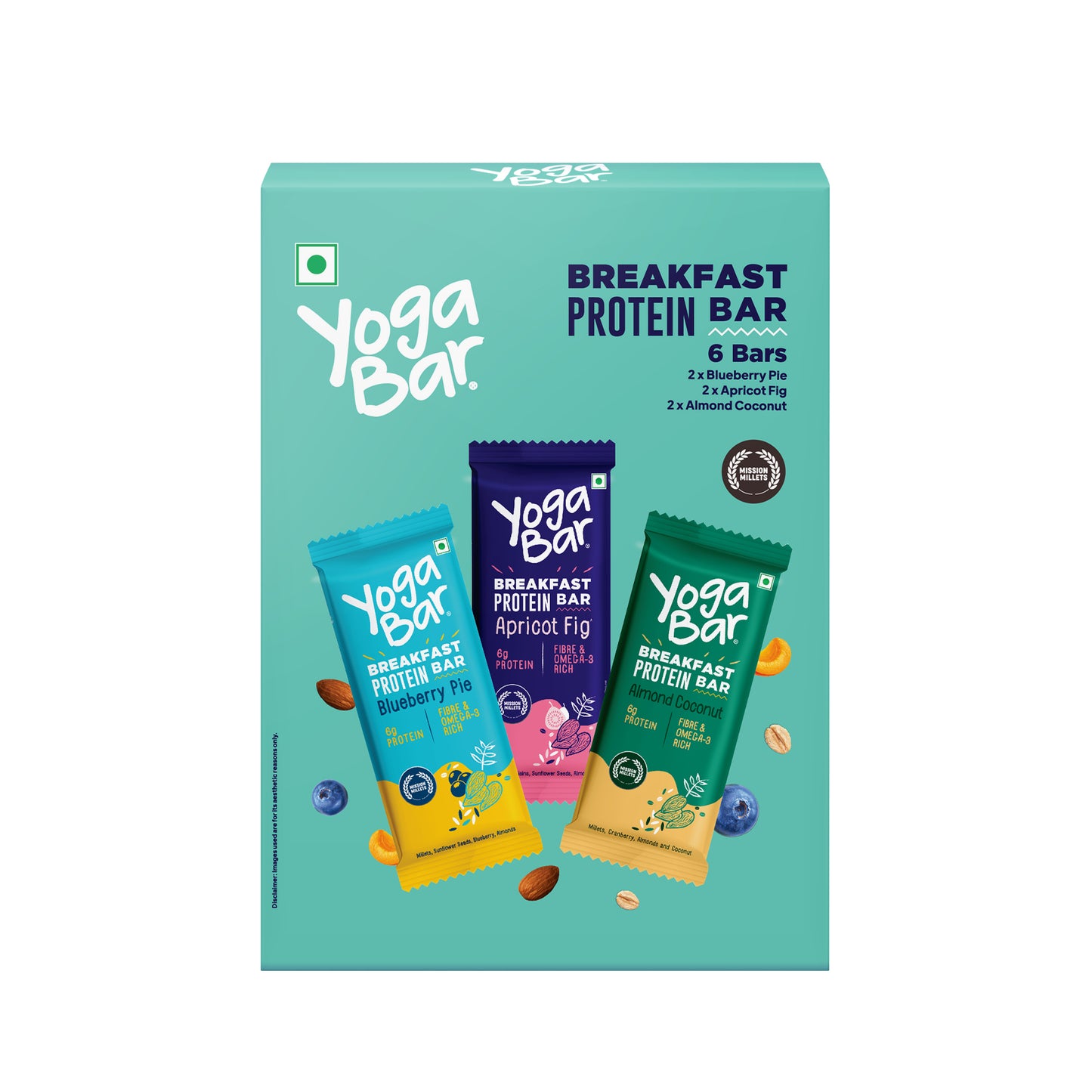 Variety Pack Breakfast Bar Box (Pack of 6)