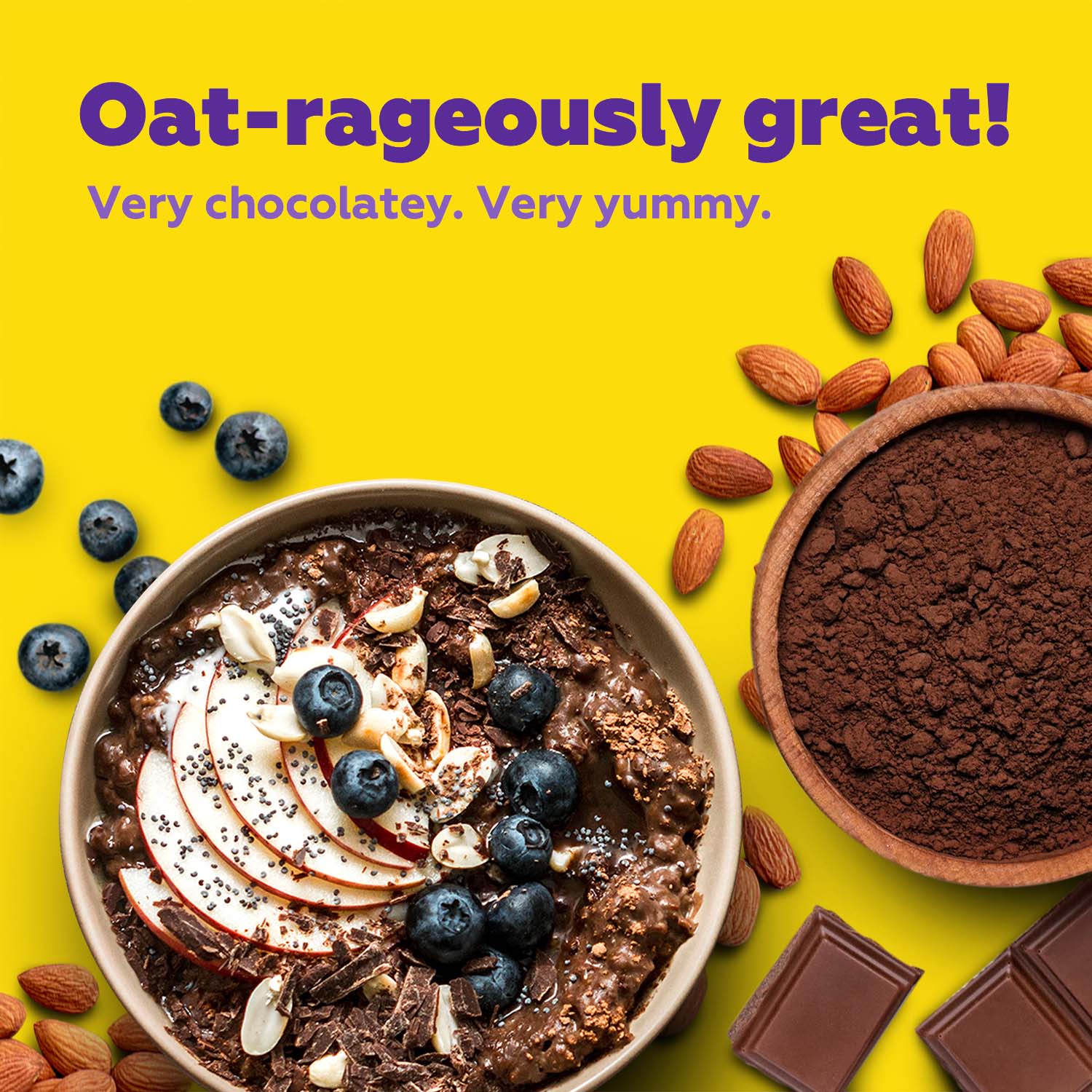 Yogabar Oats Dark Chocolate Oatmeal Pouch Price in India - Buy Yogabar Oats  Dark Chocolate Oatmeal Pouch online at